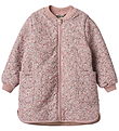 Wheat Thermo Jacket w. Fleece - Helga - Soft Lavender Flowers