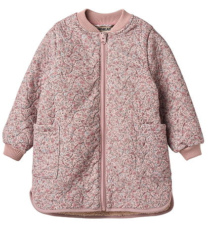 Wheat Thermo Jacket w. Fleece - Helga - Soft Lavender Flowers