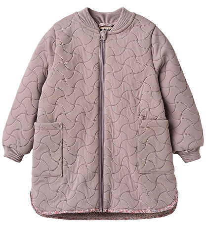 Wheat Thermo Jacket w. Fleece - Helga - Dusty Purple