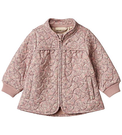 Wheat Thermo Jacket - Thilde - Soft Lavender Flowers