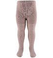 Wheat Tights - Wool - Karla - Dry Rose w. Pattern