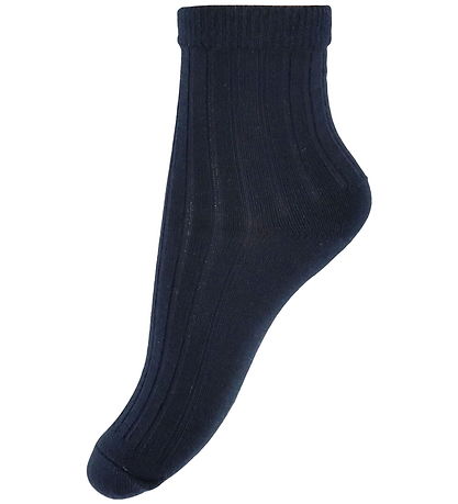 Chaussettes Wheat - Laine - Rib - Sauvage - Marine