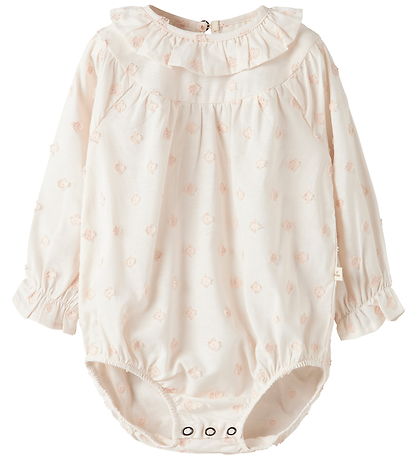 Lil' Atelier Bodysuit l/s - NbfNethe - Pastel Parchment
