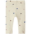 Name It Leggings - Rib - Noos - NbfNutti - Peyote Melange w. Hje