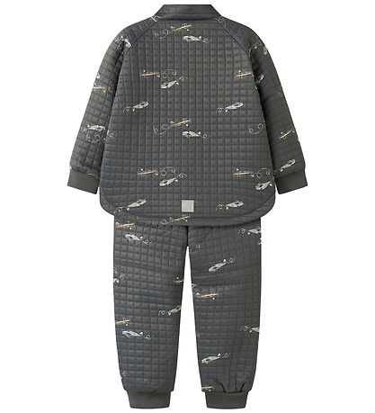 Vêtements Thermiques av. Polaire Name It - NmmMoon - Grey Rayure