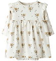 Lil' Atelier Body Kleid - NbfLayo - Coconut Milch