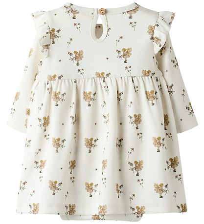 Lil' Atelier Body Kleid - NbfLayo - Coconut Milch