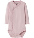 Name It Wrap Bodysuit l/s - NbfVulla - Burnished Lilac