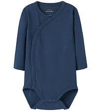 Name It Wrap Bodysuit l/s - NbmVrolle - Insignia Blue