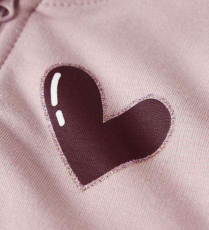 Name It Sweat Cardigan - NbFVrillie - Brüniert Lilac/Heart