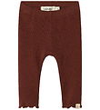 Lil' Atelier Leggings - NbfGayo - Hot Chocolate