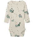 Name It Bodysuit l/s - NbmNohr - Peyote Melange