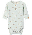 Lil' Atelier Bodysuit l/s - Noos - Rib - NbmGavo - Murmur/Whale