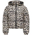 Kids Only Puffer Jacket - KogDalia - Card - Silver Mink/Leo
