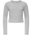 Kids Only Blouse - KogBina - Rib - Light Grey Melange
