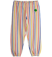 Mini Rodini Sweatpants - Clover - Grey w. Stripes