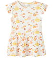 Name It Dress - NmfPhalia - Rib - Bright White w. Flowers