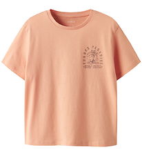 Name It T-Shirt - NkmPreddi - Peach Nectar