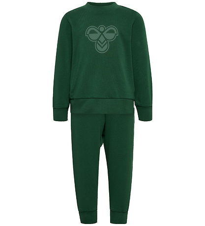 Hummel Sweat Set - HmlMini - Dark Green