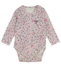Hummel Bodysuit l/s - hmlMini Flower - Pink Nectar