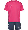 Hummel Tracksuit - HmlLogo - Raspberry Sorbet/Ombre Blue