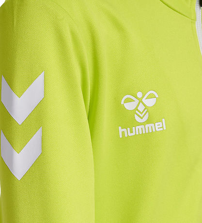 Hummel Tracksuit - HmlLogo - Lime Punch/Marine