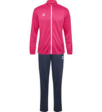 Hummel Tracksuit - HmlLogo - Raspberry Sorbet/Ombre Blue