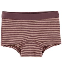 Joha Hipsters - Wool - Rose w. Stripes