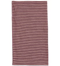 Joha Tube Scarf - Wool - Rose w. Stripes