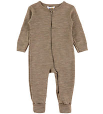 Joha Jumpsuit - Wool/Silk - Beige Melange