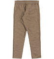Joha Leggings - Wool/Silk - Beige Melange
