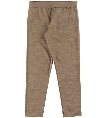 Joha Leggings - ull/Silki - Beige Melange