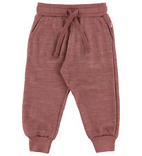 Joha Trousers - Wool/Bamboo - Dark Rose