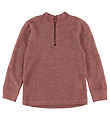 Joha Blouse - Wool/Bamboo - Dark Rose