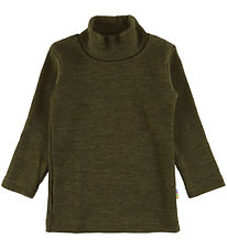 Joha Blouse - Rib - Wool - Moss Green