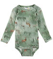 Joha Bodysuit l/s - Wool - Green w. Forest