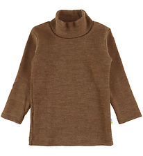 Joha Blouse - Rib - Wool - Warm Brown