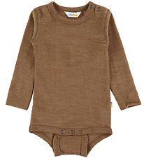 Joha Bodysuit l/s - Wool - Warm Brown