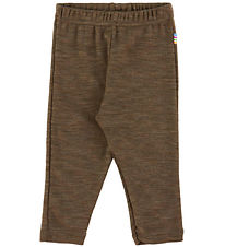 Joha Leggings - Wool/Silk - Brown Melange