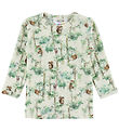 Joha Blouse - Wool - Off White w. Trees