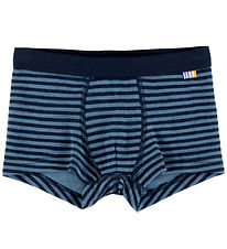 Joha Boxers - Wool - Blue w. Stripes