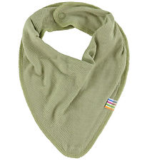 Joha Teething Bib - Rib - Wool/Silk - Green