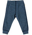 Joha Leggings - Wool - Blue w. Stripes
