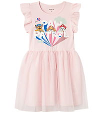 Name It Dress - NmfPasdina - PawPatrol - Parfait Pink w. Glitter