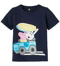 Name It T-skjorte - NmmPmase - Peppapig - Dark Sapphire