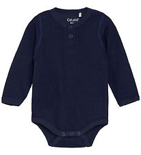CeLaVi Bodysuit l/s - Wool - Night Sky