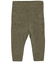 CeLaVi Leggings - Wool - Dusky Green
