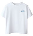 Name It T-shirt - NkmFrederik - Bright White w. Print