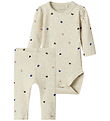 Name It Bodysuit l/s - NbfNutti - Peyote Melange