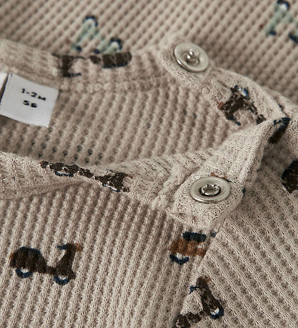 Name It Romper l/s - NbmNooter - IJslands fossiel